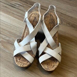 Montego Bay Club Cream Strappy Sandals